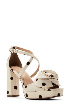 Ted Baker Maddy Rose Platform Sandal in Ivory Primary - Multi at Nordstrom, Size 9.5