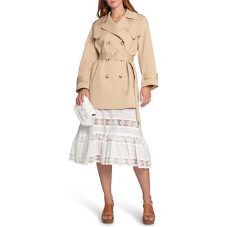 Belle & Bloom Whispers of Verona Trench Coat in Light Camel at Nordstrom, Size X-Small