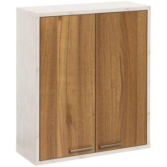 5five Simply Smart Come Mueble Alto De 2 Puertas Efecto Madera Y M&aacute;rmol - 5five