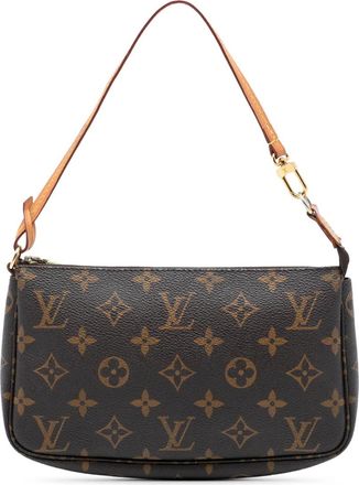 Louis Vuitton Borsa a spalla Pochette Accessoires con monogramma 1998 - Marrone