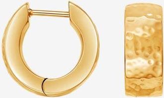 Dower & Hall Chubby Nomad Huggie Hoops in Yellow Gold Vermeil at Nordstrom