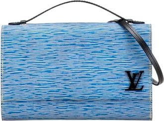 Louis Vuitton Pre-owned Handbags, female, Blue, Size: ONE SIZE Pre-owned Vintage Handbag