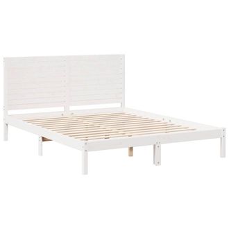 Berkfield Home Decorative Extra Long Bed Frame without Mattress White 140x220 cm