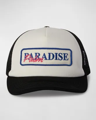 Palm Angels Men & apos;s Paradise Palm Trucker Hat