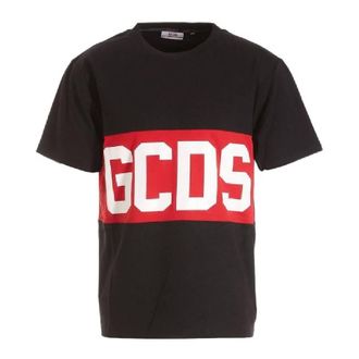 GCDS Gcds Front Logo Cotton T-Shirt