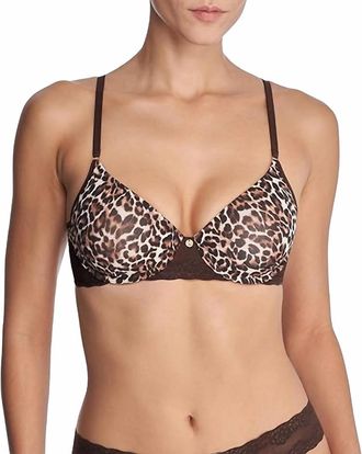Natori Bliss Perfection Bra In Black Leopard