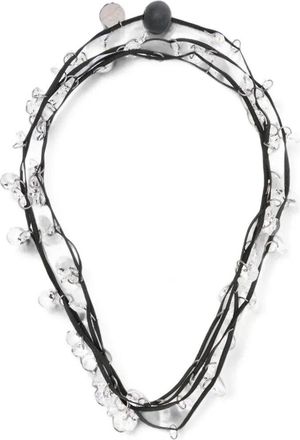 Maria Calderara Necklace Crystal Long Clear Crystal Long Necklaces
