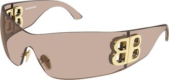 Balenciaga BB0359S 007 Womens Sunglasses Brown Size 99