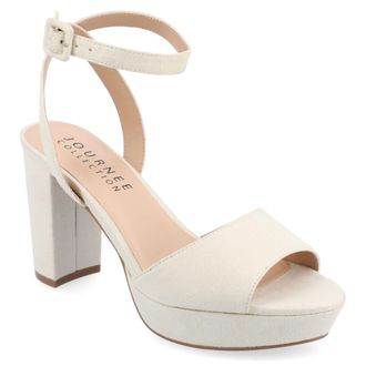 Journee Collection Women & apos;s Nairri Medium and Wide Width Dress Sandals