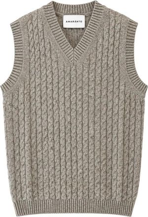 Amaranto Maglieria Scollo a V - - Knitwear - Uomo - Grigio - S