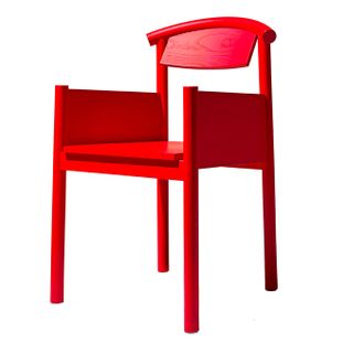 INTERNOITALIANO Plan Red Armchair by Alessandro Gnocchi