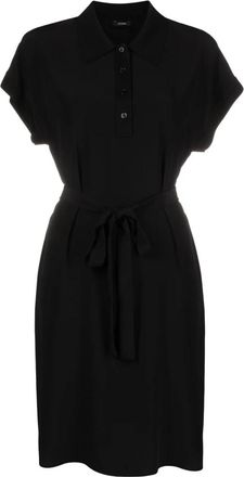 Joseph Rosemoore Jurk - Dames - Shirt Kleedjes - Zwart - M - Kleedjes