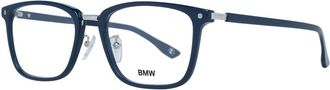 BMW Bmw, Accessoires, Heren, Blauw, ONE Size, Blauwe Rechthoekige Optische Monturen