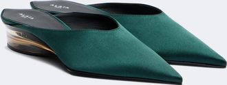 Alaia Ala&iuml;a Mules con cu&ntilde;a Invisible de sat&eacute;n