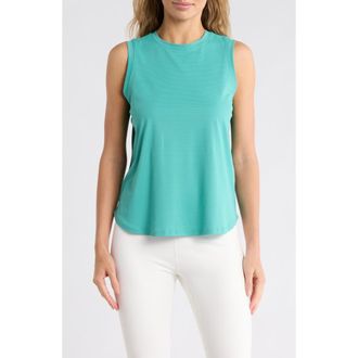 Marika Lily Performance High-Low Tank in Agate Green at Nordstrom Rack, Size X-Small Regular