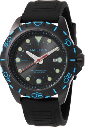 Nautica Nsr Quartz Black Dial Mens Watch NAPNRS404