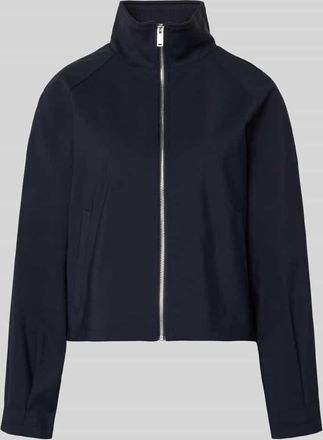 OPUS Jacke mit Stehkragen Modell Halvi in Marine, Gr&ouml;&szlig;e 34