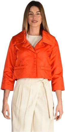Add Blazerjas - Dames - Blazers - Oranje - L - Polyester - Jassen