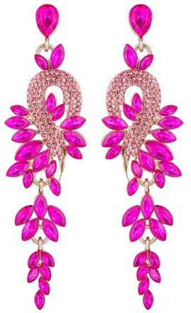 Eye Candy Los Angeles Gardena Drao Statement Earrings in Pink at Nordstrom Rack