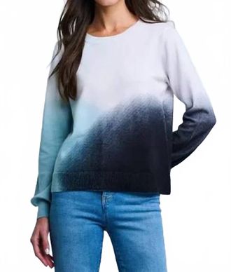 Lisa Todd Color Haze Sweater In Blue Combo