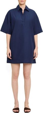 Michael Stars Cotton Mini Shirtdress in Nocturnal at Nordstrom, Size X-Small