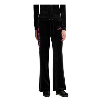 Juicy Couture Dames, Broeken, Zwart, Maat: M Katoen