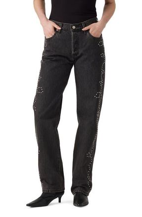 Levi's 501 90s Straight Leg Jeans in Bejeweled at Nordstrom, Size 25 30