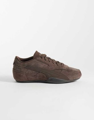 Puma Bella Mina - Sneakers in camoscio marrone