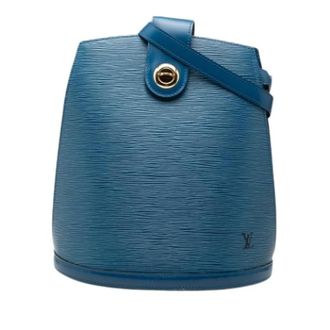 Louis Vuitton Pre-owned Cluny - Dames - Pre-owned - Blauw - Maat: ONE Size Leer