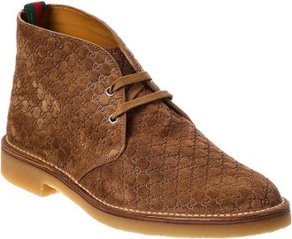 Gucci Gg Suede Bootie