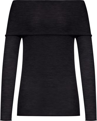 Roberto Collina SILK AND CASHMERE BOAT NECK SWEATER - Roberto Collina - Woman