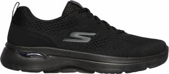 Skechers Womens Go Walk Arch Fit Motion Breeze Sneaker In Black/black