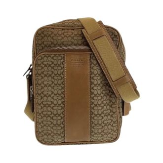 Coach Borsa a spalla Pre-owned in tela con monogramma e pelle - - Pre-owned - Donna - Marrone - ONE SIZE
