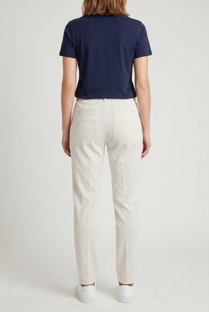 Brunello Cucinelli Tailored Cotton Trousers - Off White