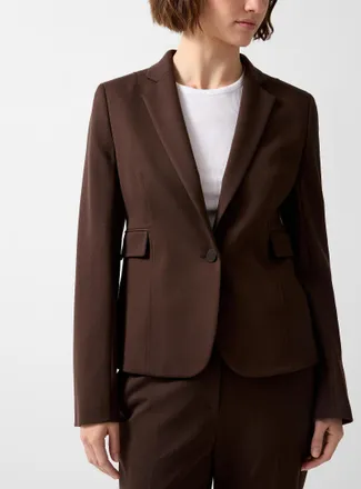 BOSS Womens Fitted stretch Blazer Jacket
