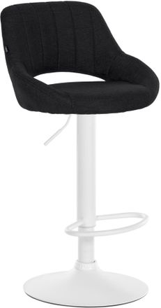 Clp Taburete de bar regulable y giratorio en Tela Negro