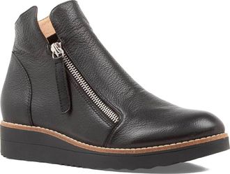 Django & Juliette Ohmy Double Zip Boot in Black/black Sole Leather at Nordstrom, Size 36
