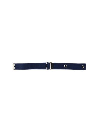 Dolce & Gabbana Navy Blue Logo Buckle Belt