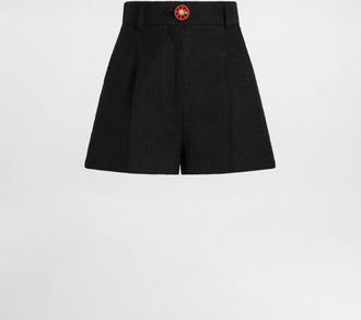 Dolce & Gabbana Fabric Bermuda Shorts - Woman Pants And Shorts Black 40