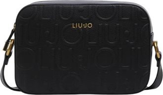 Liu Jo Tassen, Dames, Zwart, ONE Size, Leer, Manh Cross Over