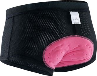 Generic Womens 4D Padded Bike Underwear Cycling Bicycle Shorts Biking Riding Briefs Biker Cycle Undershorts for Ladies Mountain Undershorts Riding Briefs (Bla