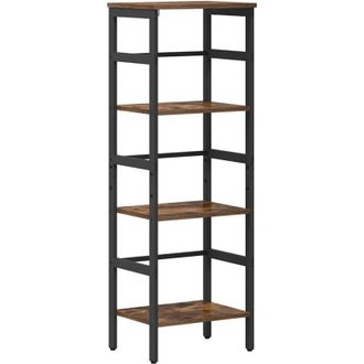 vidaXL Estante de libros Roble ahumado 40 x 29,5 x 115 cm vidaXL