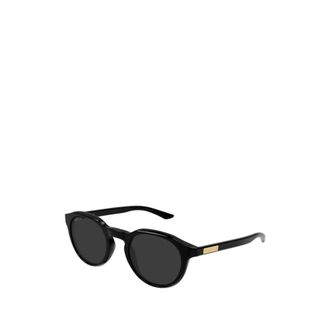 Gucci Ronde Zonnebril - Heren - Zonnebrillen - Zwart - 48 MM - Accessoires