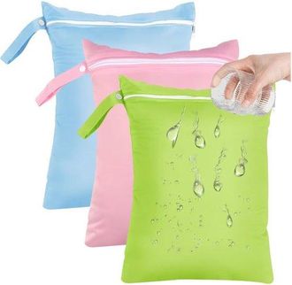 OEM Bolsas Para Pa&ntilde;ales, 3 Unidades, 40 X 30 Cm, Bolsas Para Pa&ntilde;ales Lavables, Bolsa Para Pa&ntilde;ales Impermeable, Bolsa Para Pa&ntilde;ales Reutilizable
