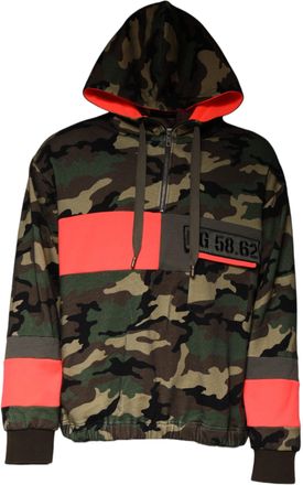 Dolce & Gabbana Camouflage Print Hoodie Tsh87049