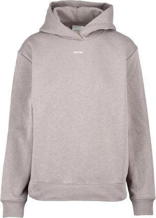 Calvin Klein Hoodie - Dames - Hoodies - Beige - M - Katoen - Hoodies & sweatvesten