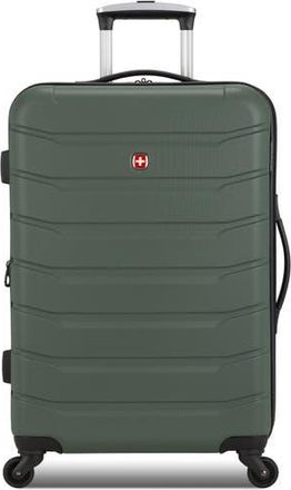 SwissGear Travel Gear 24-Inch Hardside Spinner Suitcase in Olive at Nordstrom Rack