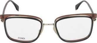 Fendi Glasses, male, Brown, Size: 54 MM FF M0064 Eyeglasses