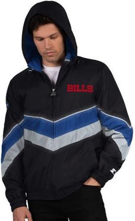 Starter Mens Starter Black/Royal Buffalo Bills Thursday Night Gridiron Full-Zip Jacket at Nordstrom, Size Xx-Large