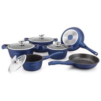 Royalty Line Royalty Line RL-BS1010M set di pentole blu 10 pezzi